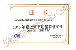 2015上海明星软件企业